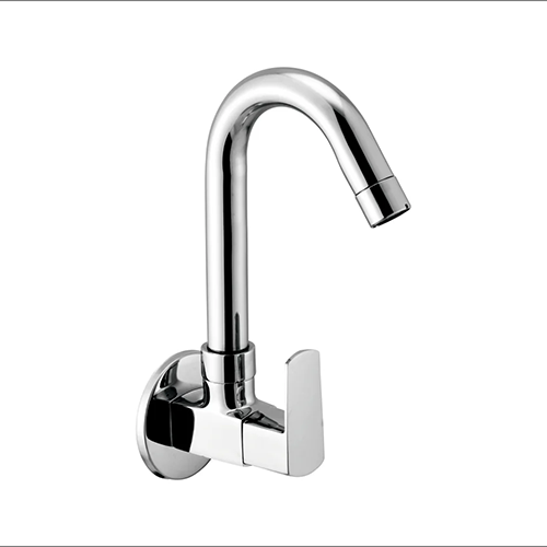 IRWA CUBA Sink Cock – 11-Inch Brass Body with Silver Chrome Finish IRWA CUBA