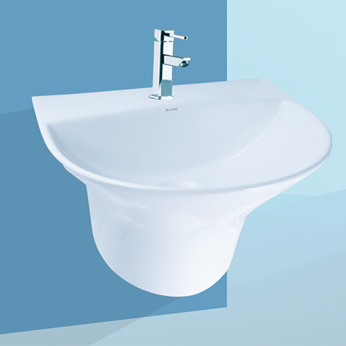 Cubix Round Small wall-hung basin Nill